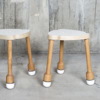 Contemporary stool CRICKwoodenstackable