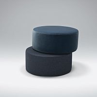 Contemporary ottoman CIRCLEfabricroundindoor
