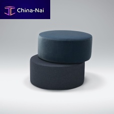 Contemporary ottoman CIRCLEfabricroundindoor