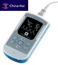 Hand-held pulse oximeter OxyTrue® Acompactmedicalwith separate sensor