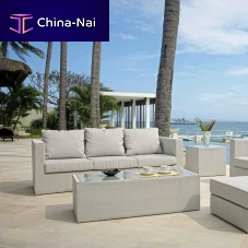Contemporary sofa NORTHoutdoorfabricgray