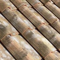 Imbrex roof tile VERNACCIA / RISERVAclayagedhandmade