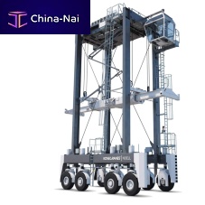 Container handling straddle carrier electricdiesel enginefor heavy loads