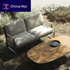 Contemporary sofa PHOENIXoutdoorfabricgreen
