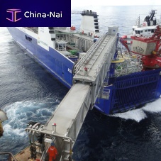 Offshore service vessel gangway telescopicfloatingaluminum