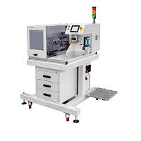 Laser cutting machine SM 4000for plasticscorrugated tubemanually-controlled