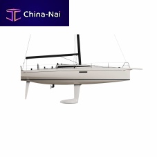 Cruising-racing sailboat ClubSwan 43one design1-cabinwith bowsprit