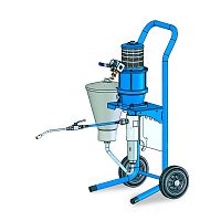 Piston pump INJECT HD 5for resinpneumaticmobile
