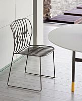 Contemporary chair FREAKoutdoorindoorlacquered metal