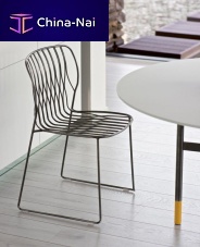 Contemporary chair FREAKoutdoorindoorlacquered metal