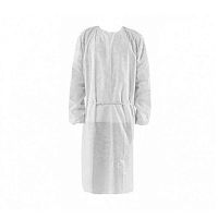 Unisex visitor gown TNTwhitegreen