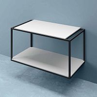 Painted metal washbasin stand INFINITY 1