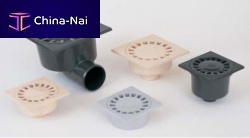 PVC floor drain squareround