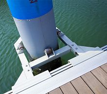 Dock pile guide PG Seriessteelaluminum