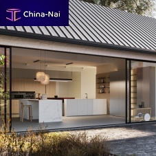 Contemporary kitchen D12 + D23wood veneerchestnutstainless steel