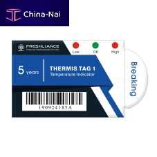 Temperature indicator Thermis Tag 1LEDportablewith alarm