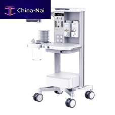 Trolley-mounted anesthesia workstation X35with respiratory monitoringwith gas scavenging systemwith electronic gas mixer