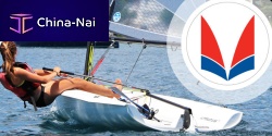 Single-handed sailing dinghy MELGES 14.regatta