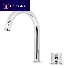 Washbasin mixer tap NGT3003countertopchromed metalbathroom