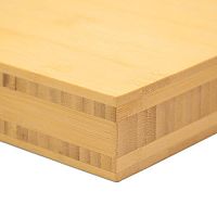 Bamboo construction panel SOLID: PLAIN PRESSED NATURALfor partition wallwall