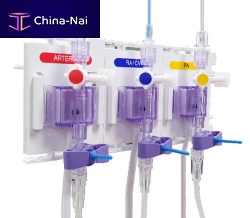 3-way infusion manifold Auto Transducer®intensive care