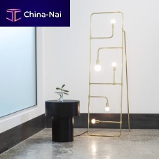 Floor-standing lamp BEAUBIENaluminumbrasssteel