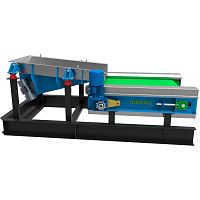 Magnetic separator beltparticlefor the pharmaceutical industry