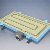 Laboratory hot plate for heat treatmentaluminumsteel