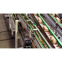 Aluminum conveyor belt for small parts