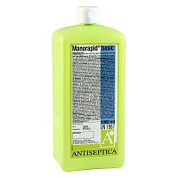500 mL hand sanitizer MANORAPID® BASIC1000 mL150 mL