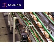 Aluminum conveyor belt for small parts