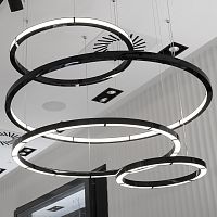 Contemporary chandelier COMBOSmetalpolycarbonate10 light