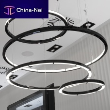 Contemporary chandelier COMBOSmetalpolycarbonate10 light