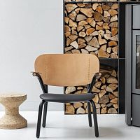 Contemporary armchair EMIL ROSIleatheraluminiumergonomic