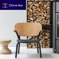 Contemporary armchair EMIL ROSIleatheraluminiumergonomic
