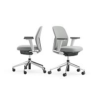 Contemporary chair DSW LOWindoorleathercast aluminum