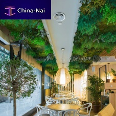 Panel suspended ceiling MOSS&PLANTS MID FINISHgreendecorative