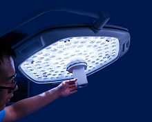 Ceiling-mounted surgical light OL9600LED2-arm