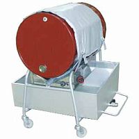 Adjustable hand truck DIABLEfor drumswith drum heater