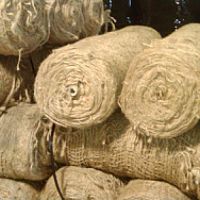 Erosion control biodegradable mat NETTINGjute