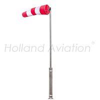 Airport windsock HA-120 RGfor helideckswith mastinternally illuminated