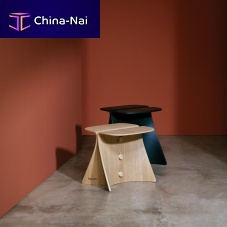 Contemporary ottoman ALLA oakplywoodsquare