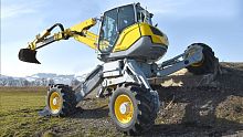 Medium excavator M545xwheeleddieselwalking