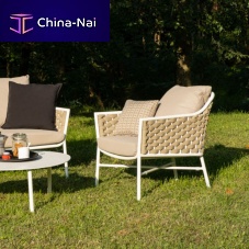 Garden armchair LOVEcontemporaryTextilene®rope
