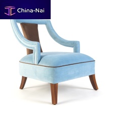 Traditional armchair BELLA fabricwooden