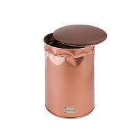 Original design pouf 5621metalwith storage compartmentupholstered