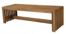 Contemporary garden bench CONSERVATORYteak