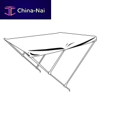 Boat Bimini top g94100-1cockpitaluminum framepolyester