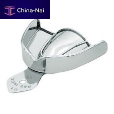Partial denture dental impression tray 210-494perforated