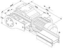 Food product conveyor system Direct drives CS 090 SL